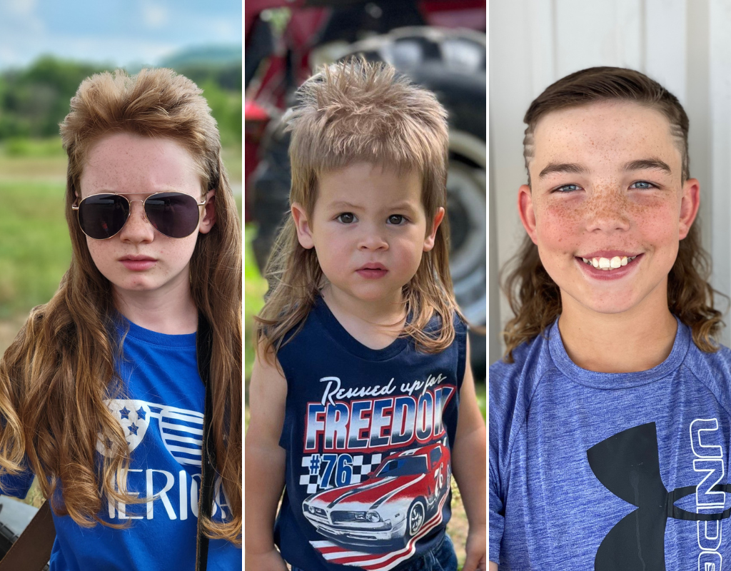 Kids' mullet finalists