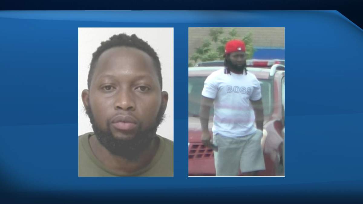Undated images of Abdoulaye Gadjiko, 24, who is wanted by Calgary Police Service in relation to an organized crime and gun violence investigation.