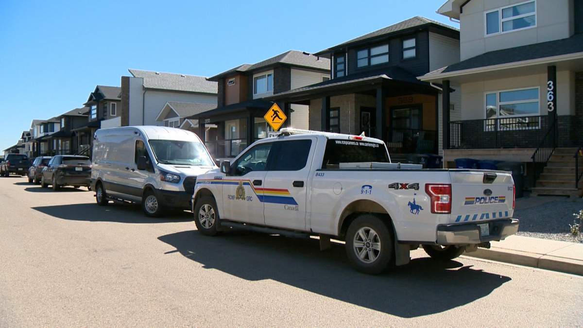 RCMP vehicles marlatte street