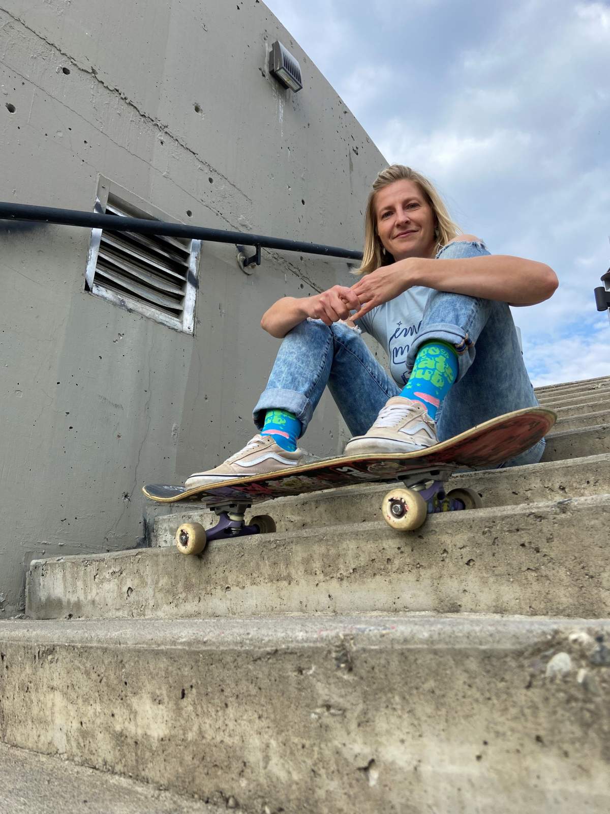 Erica Jacobs, founder of 100% Skate Club.