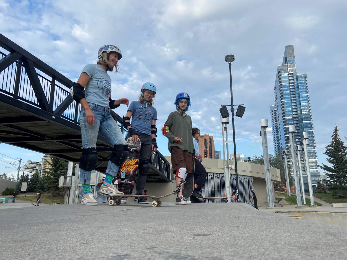 Members of 100% Skate Club.