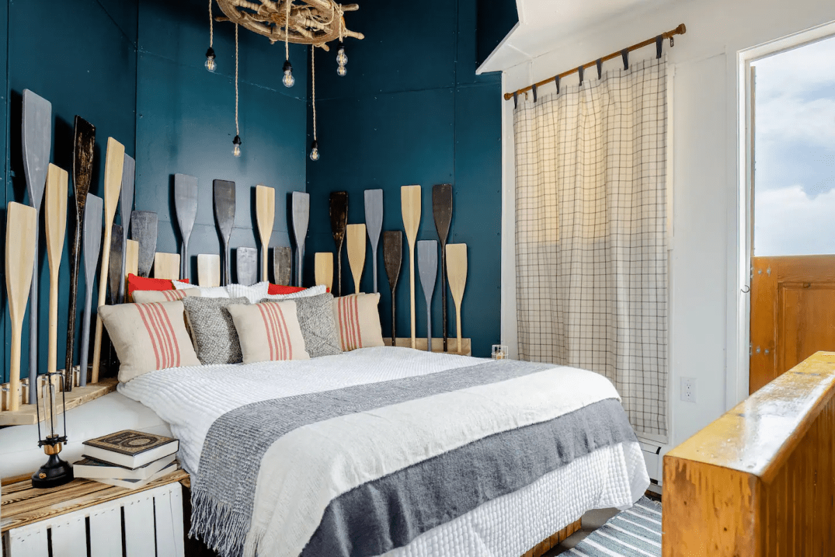 Airbnb is offering two individual overnight stays for up to four people each.