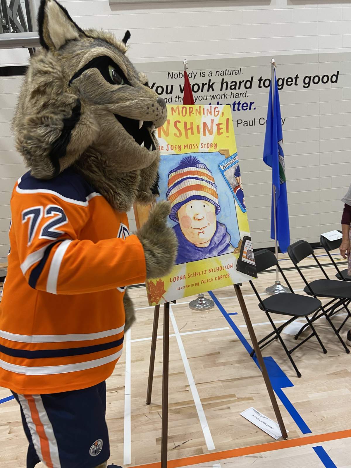 Inaugural Joey Moss Day on Sept. 23, 2022 at Joey Moss School in Edmonton.