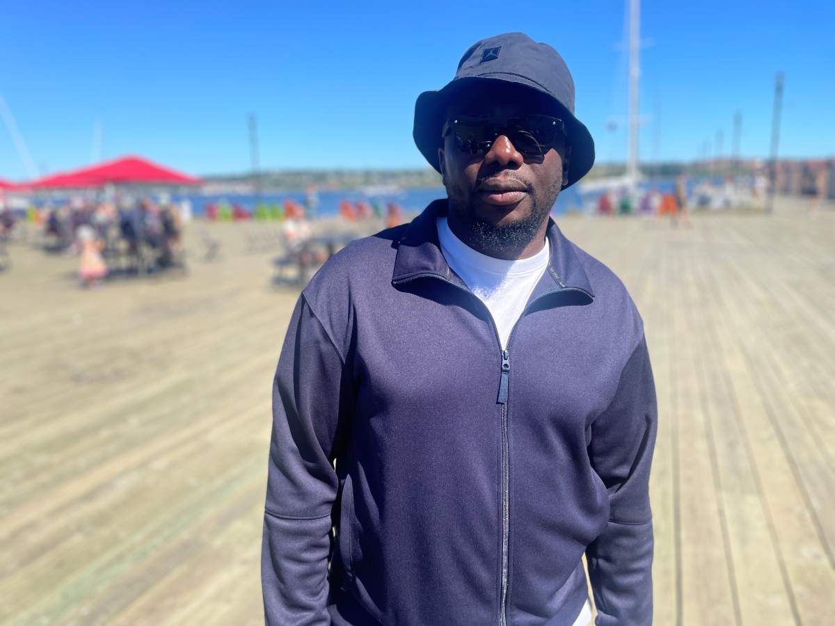 Ifeanyi Emesih is seen at the Halifax waterfront.