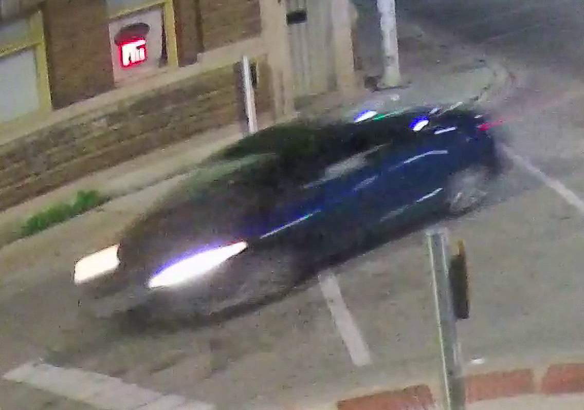 An earlier photo of the suspect vehicle that was shared by police on Sept. 29.