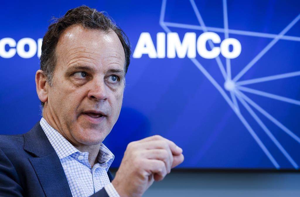 Alberta Investment Management Corp. CEO Evan Siddall in Calgary, Alta., Wednesday, Sept. 21, 2022. Siddall, CEO of one of Canada's largest institutional investors, didn't mince words Thursday when speaking about the recent push by some corporate leaders to order employees back to the office full-time.
