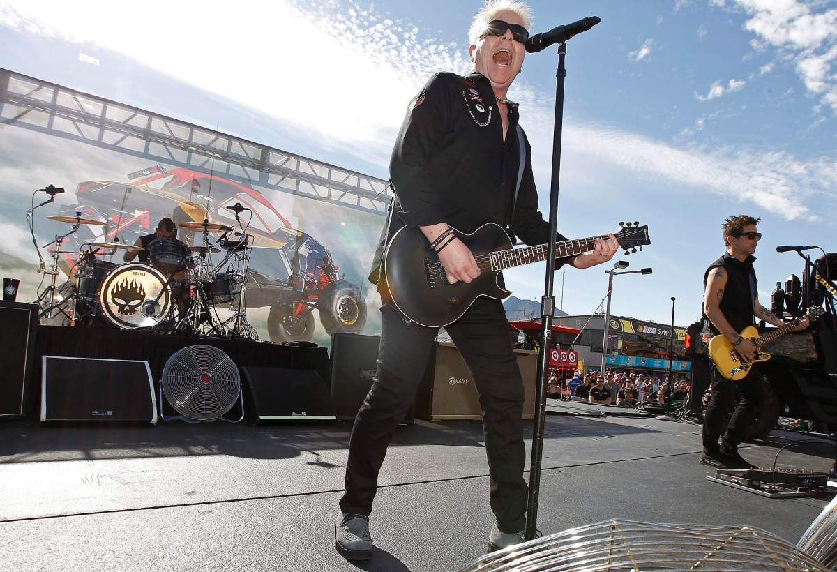 The Offspring — seen here in November 2015 — will perform in Peterborough on Nov. 9, 2022.