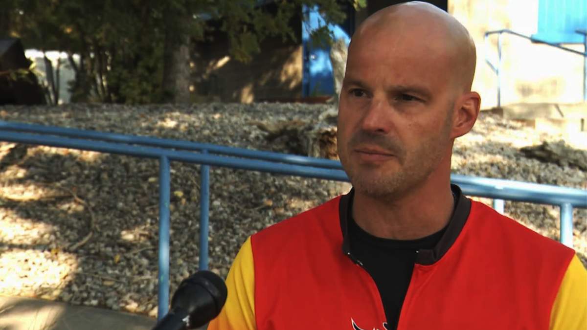 Layton Sergeant, Calgary Dragon Boat Society member.