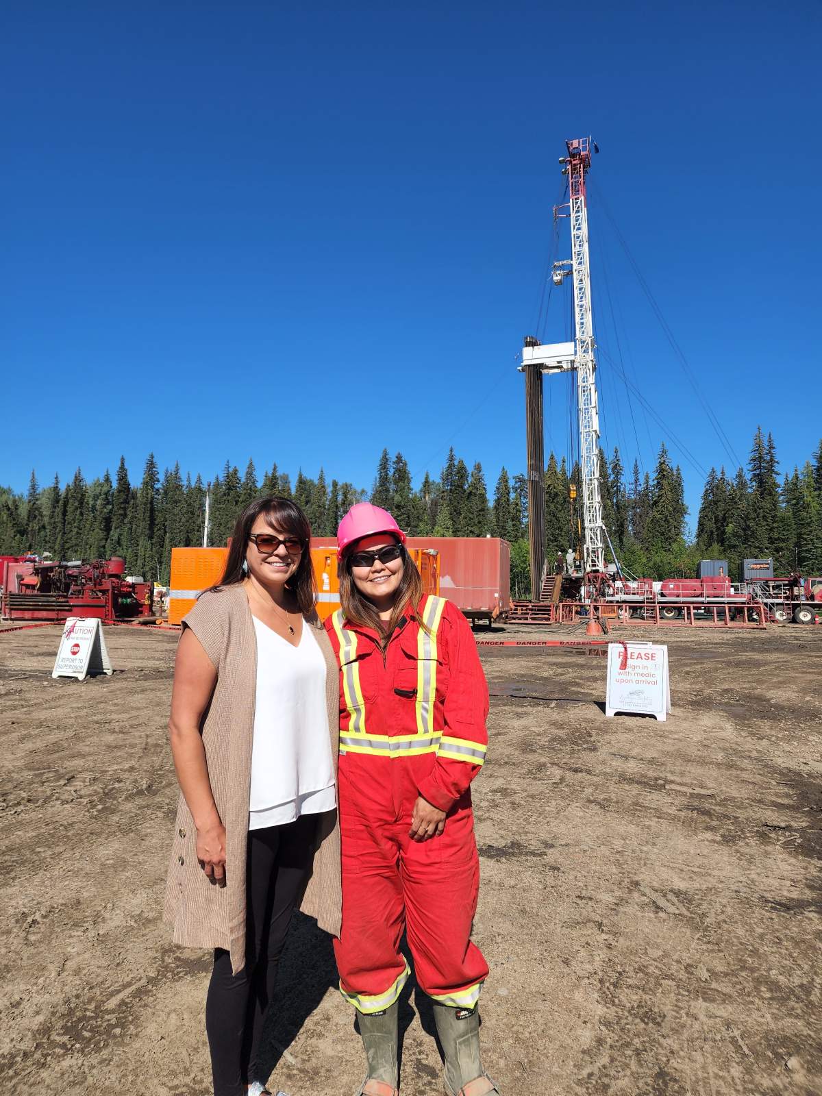 Fort-Nelson-FN-Chief-Sharlene-Gale-at-geothermal-project-site