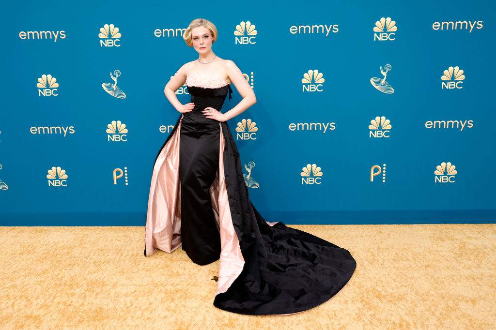 Elle Fanning attends the 74th Primetime Emmys at Microsoft Theater on September 12, 2022 in Los Angeles, California.