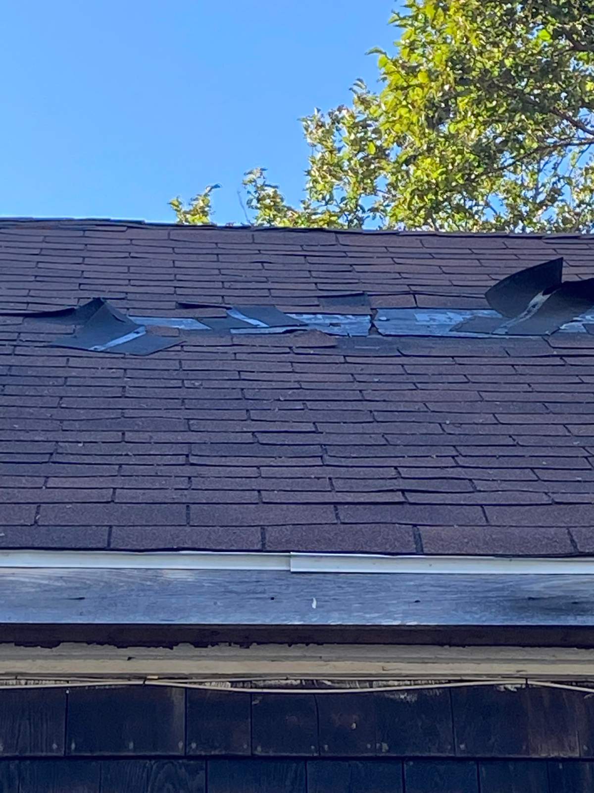 Jake McAleer's roof sustained damage from Fiona