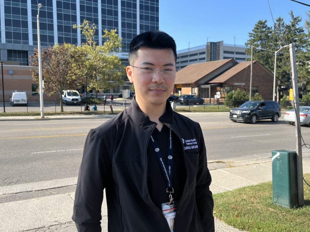 Jose Villamater, an internationally educated nurse and clinical educator at London Health Science Centre (LHSC) from the Philippines.
