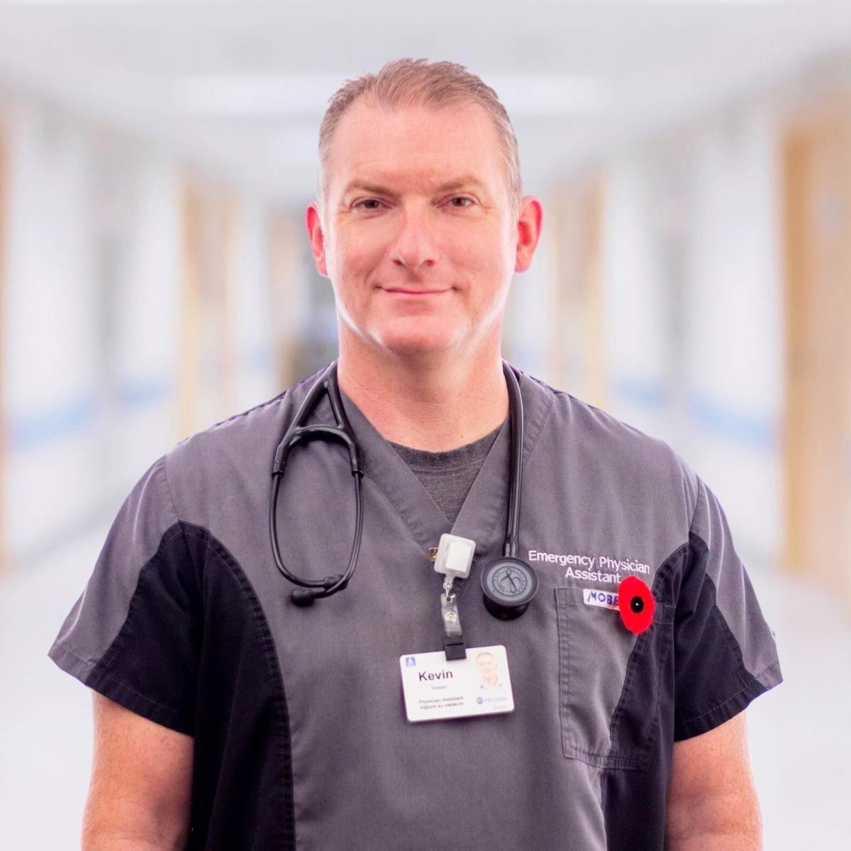 Physician assistant Kevin Dickson