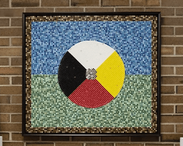 The Medicine Wheel, created by Brenda Collins.