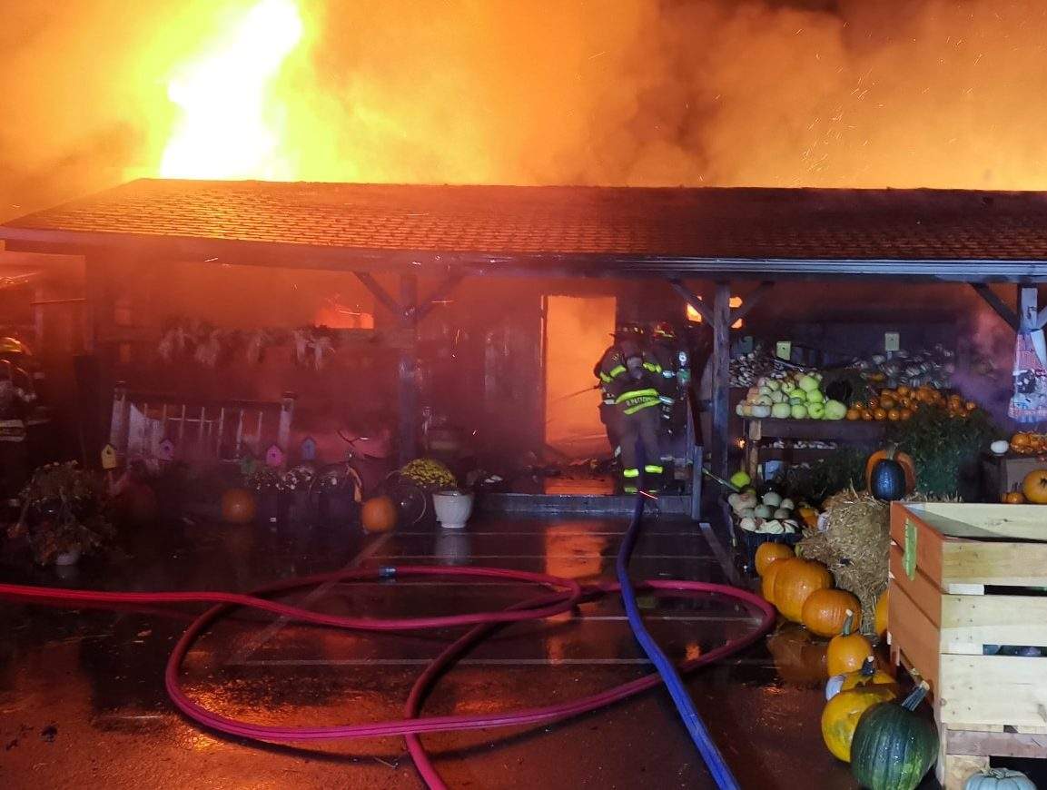 ‘A long sad night’: Iconic farmers’ market in N.B. burns to the ground - image