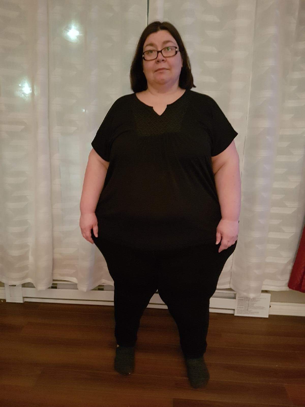 Image taken prior to McLenaghan’s bariatric surgery in 2019