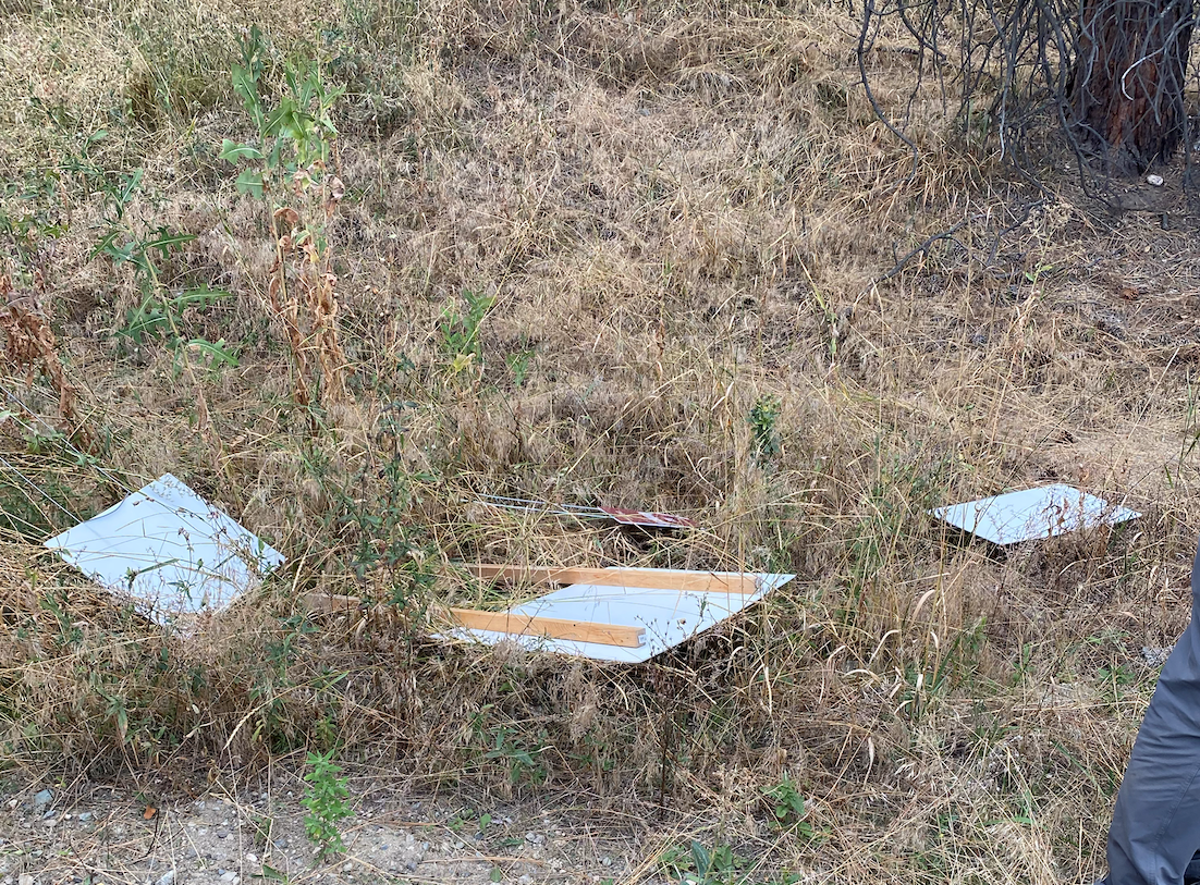 Kelowna mayoral candidate Tom Dyas says several signs belonging to his campaign and fellow candidates were found damaged. 