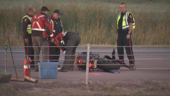 The Calgary Police Service is investigating a crash on Stoney Trail on Wednesday night that left one person dead.