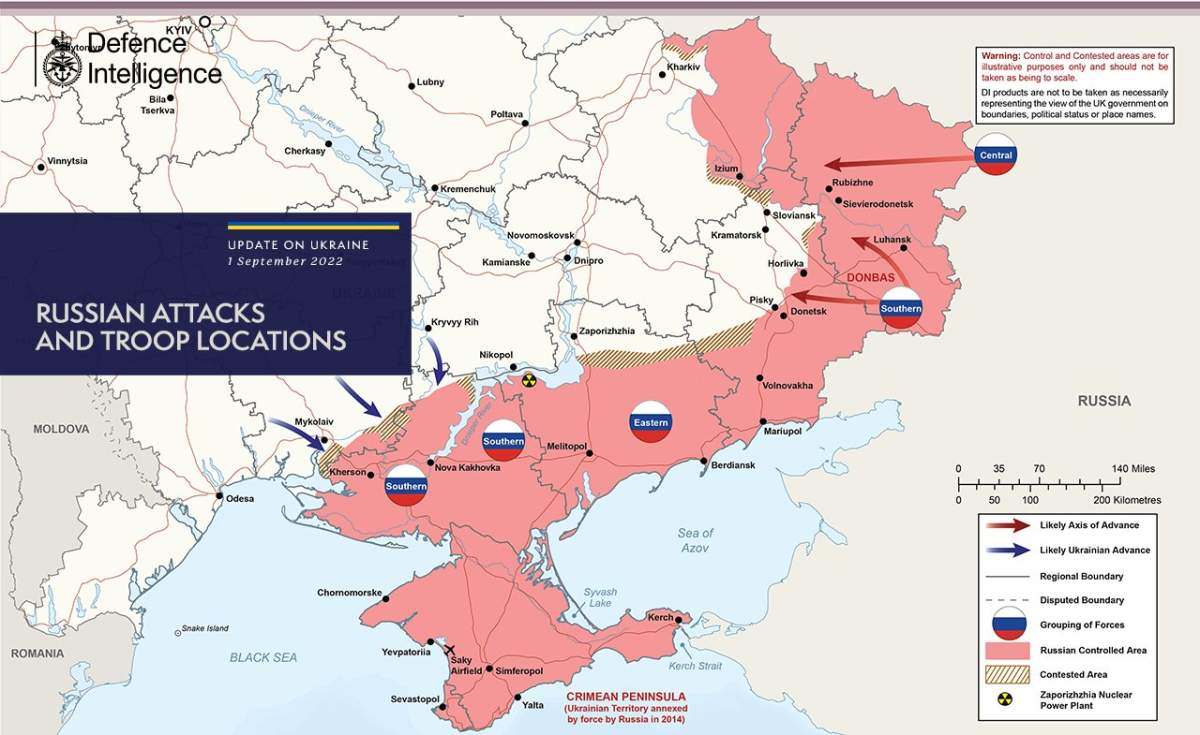 Ukraine Russia Britain intel