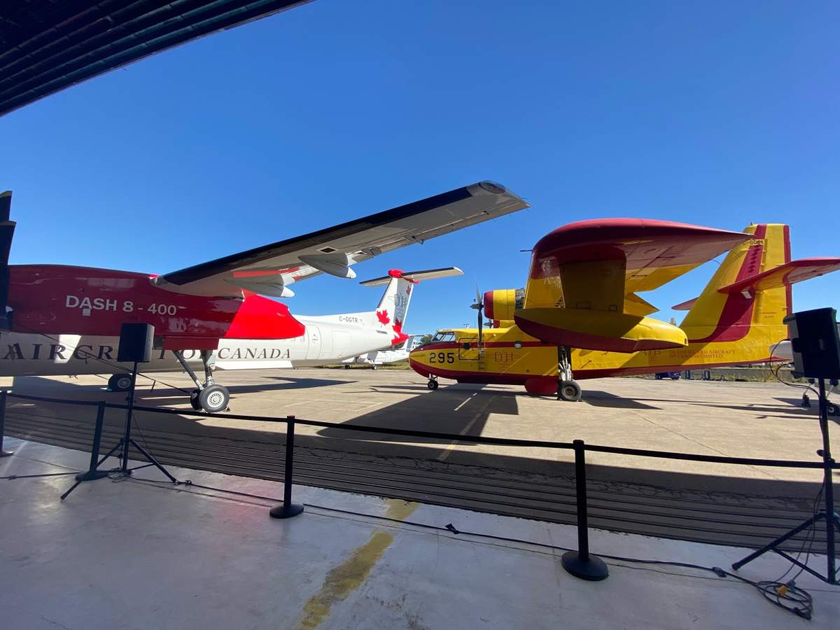 Alberta Premier Jason Kenney says a new airplane manufacturing plant is to be built near Calgary Wednesday, Sept. 21, 2022.