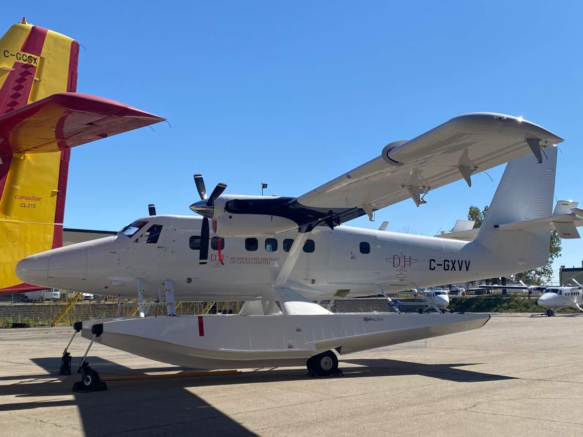Alberta Premier Jason Kenney says a new airplane manufacturing plant is to be built near Calgary Wednesday, Sept. 21, 2022.