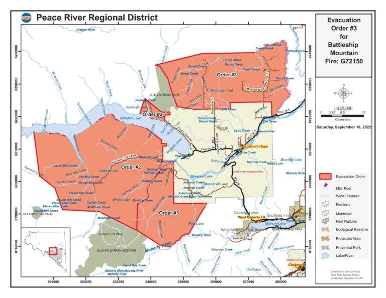 Evacuation order expanded for areas around Battleship Mountain wildfire. (Sept. 11, 2022)