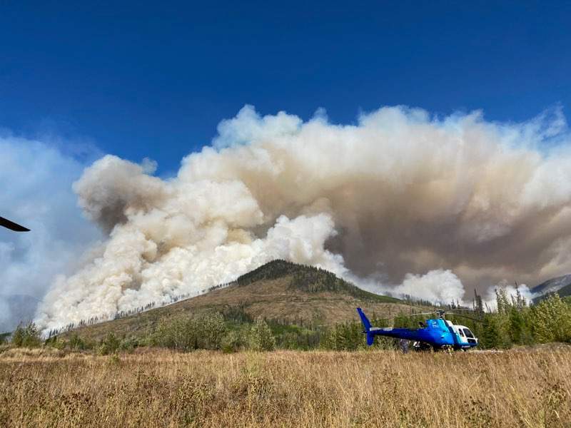 Battleship Mountain fire Sept. 10.