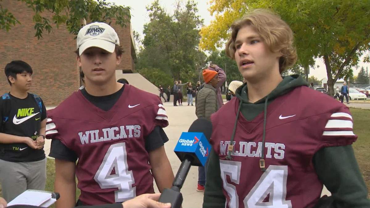 Grade 12 students Andrew Stewart and Andrey Plesak recount how the lockdown unfolded inside the school.