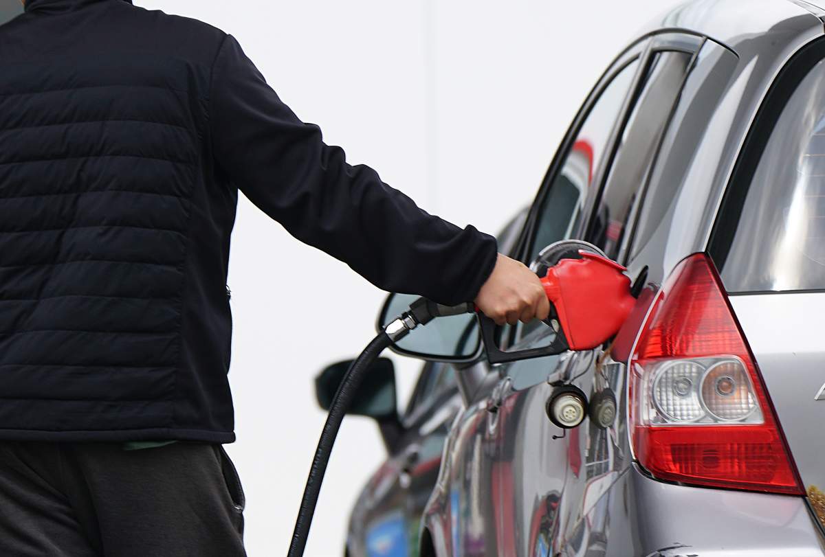 gas tank fill up