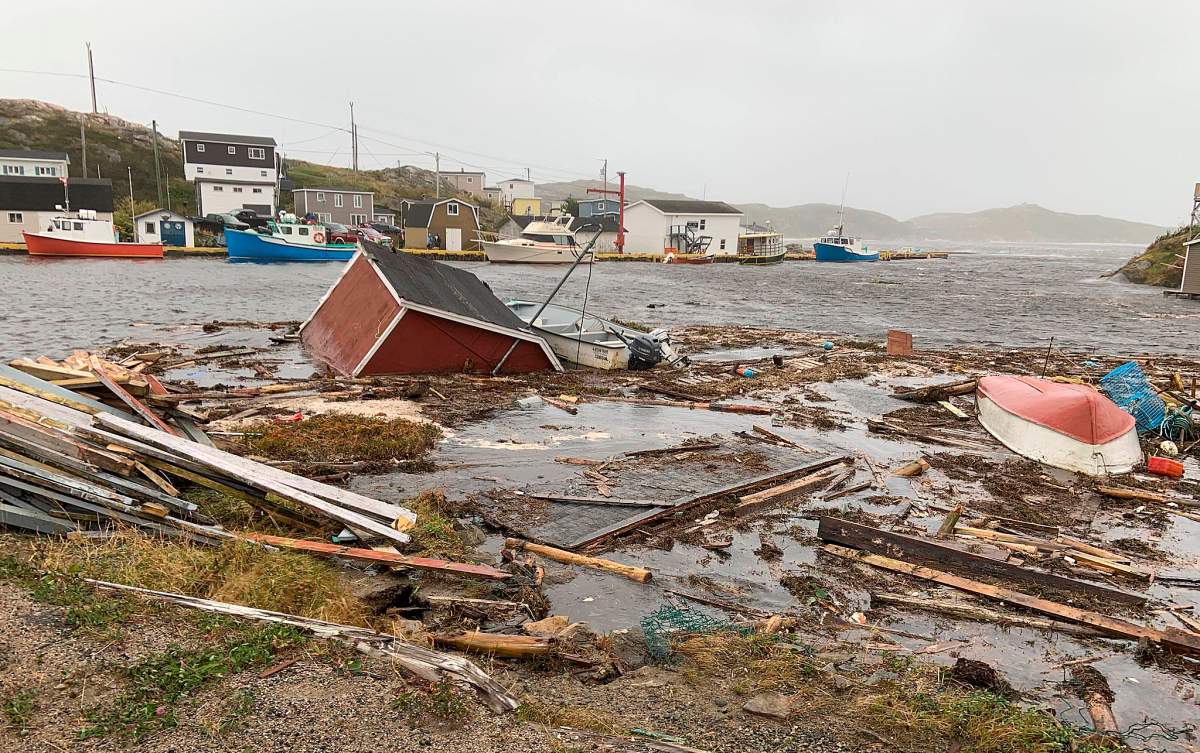 Devastation wrought by Fiona