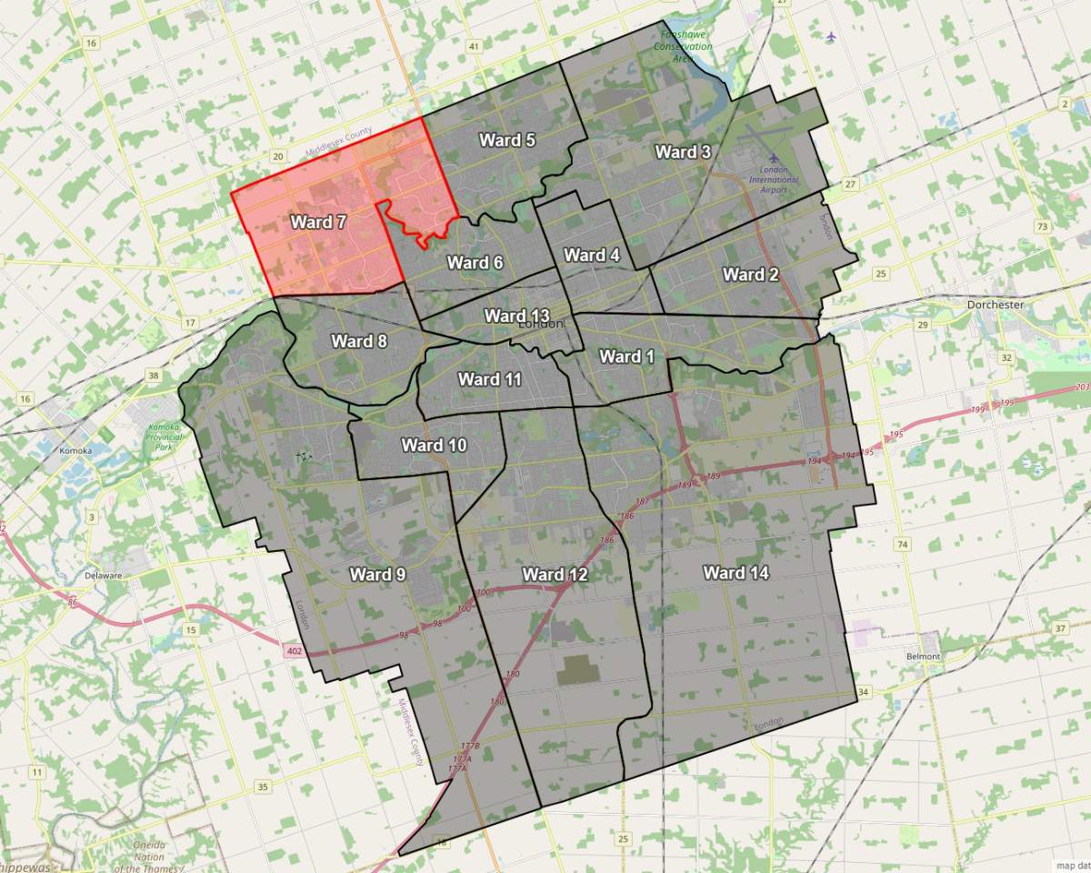 Sixty-one candidates are running in 14 wards across the city, but four have their eyes on Ward 7.