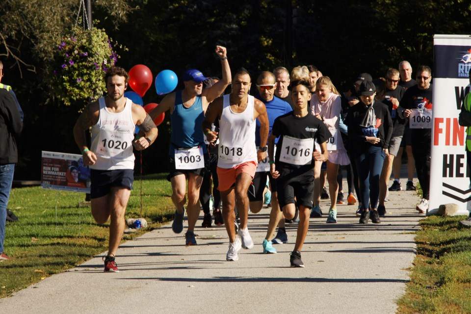 Ahmadiyya Muslim Youth Association Run for Newmarket. 