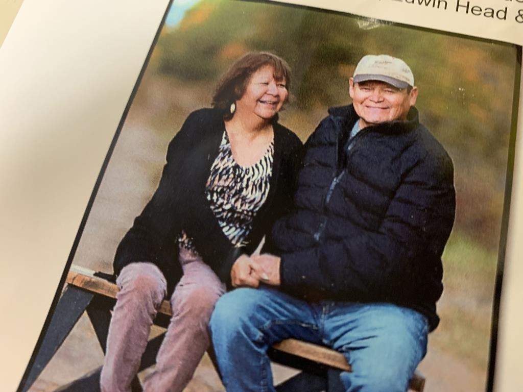 Joyce and Earl Burns are shown in this photo. Earl Burns died in the stabbing attacks and his wife, Joyce Burns, is recovering in a Saskatoon hospital. THE CANADIAN PRESS/Mickey Djuric.