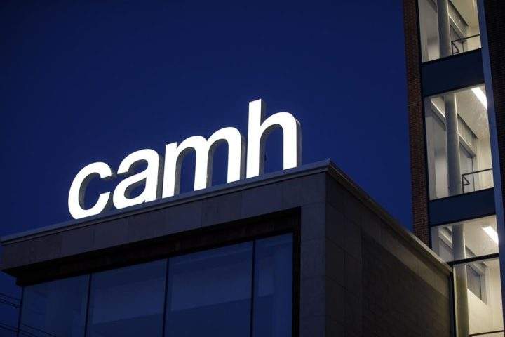 The Centre for Addiction and Mental Health (CAMH) Queen Street campus is seen in Toronto, Sunday, March 14, 2021. A team of experts led by CAMH is creating an online platform it says will fill longtime gaps in youth mental health care.