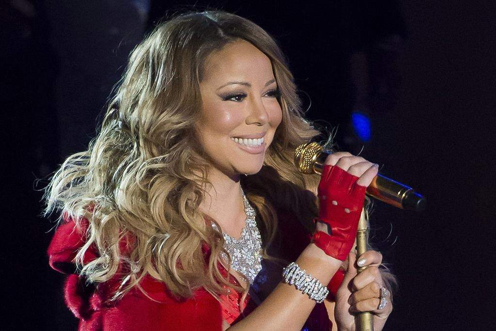 Mariah Carey performs at the 82nd Annual Rockefeller Center Christmas tree lighting ceremony on Dec. 3, 2014, in New York. Carey will play one of only two planned Christmas shows in Toronto on Dec. 11. 