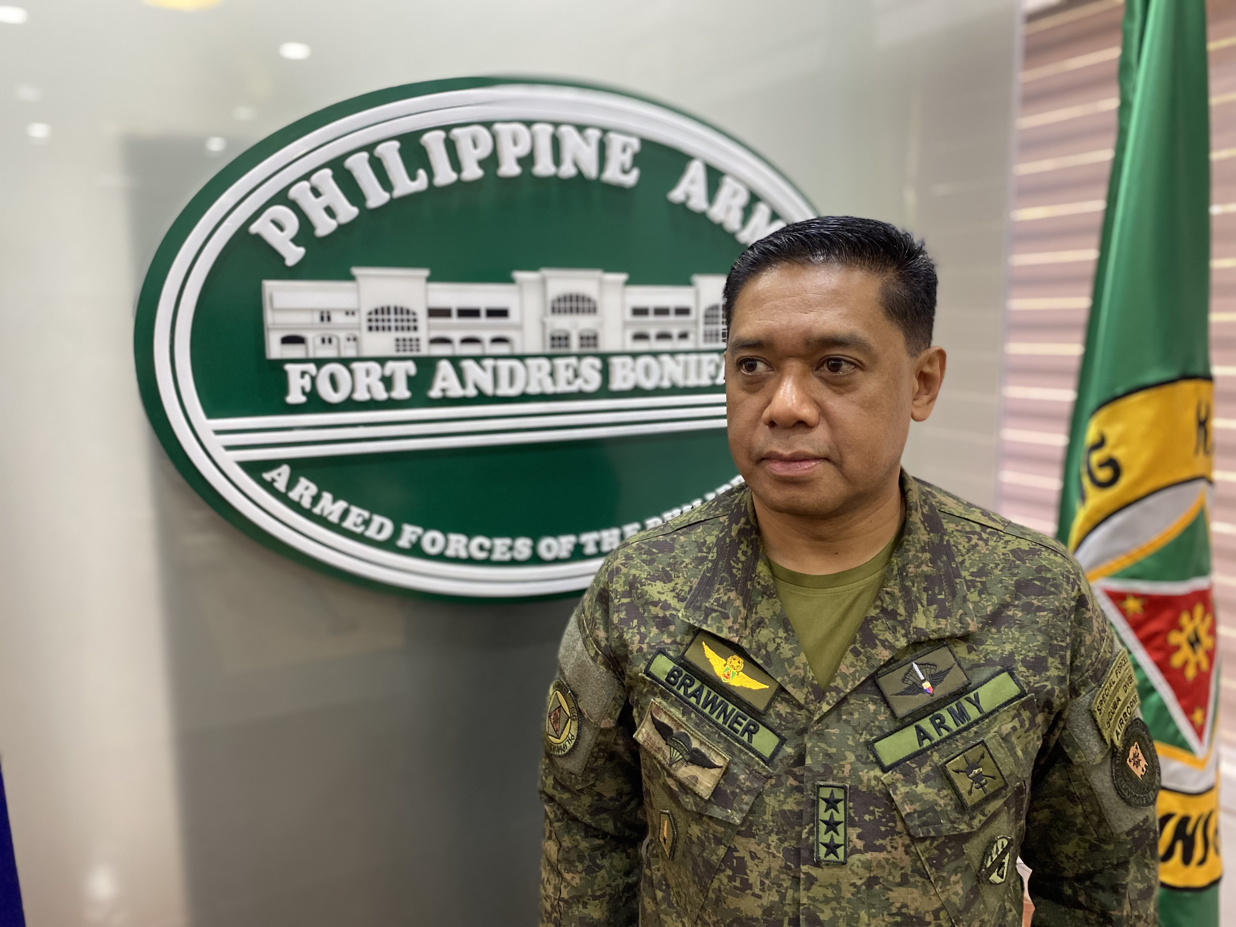 Lt. Gen. Romeo Brawner, Commanding General of the Philippine Army, at Fort Bonifacio, Manila, Oct. 2, 2022.