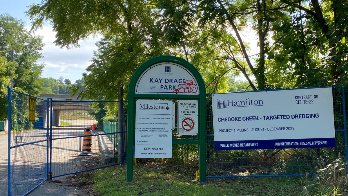 The City of Hamilton says the province has agreed to an extension in principle for a deadline to dredge Chedoke Creek.