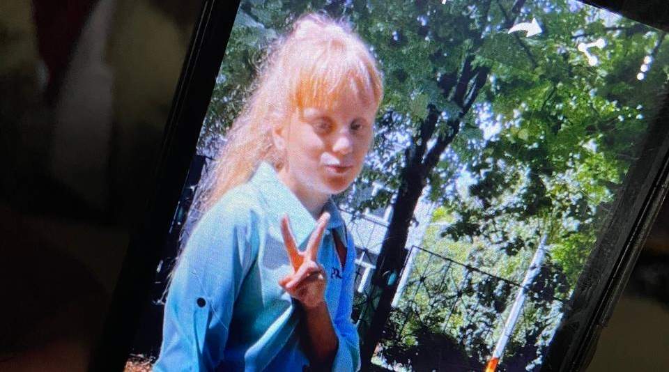 Katia Vinarska, 10, was shot twice by Russian troops on the same day and later died.