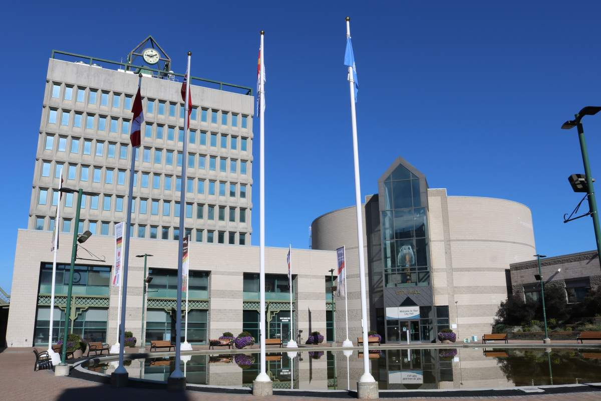 Barrie Ont., City Hall file photo Aug. 14, 2022