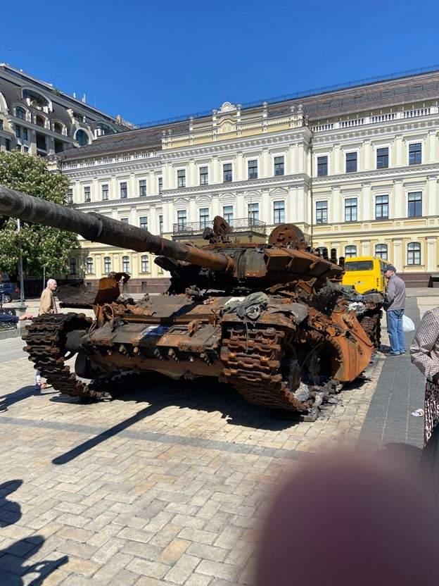 A tank in Ukraine