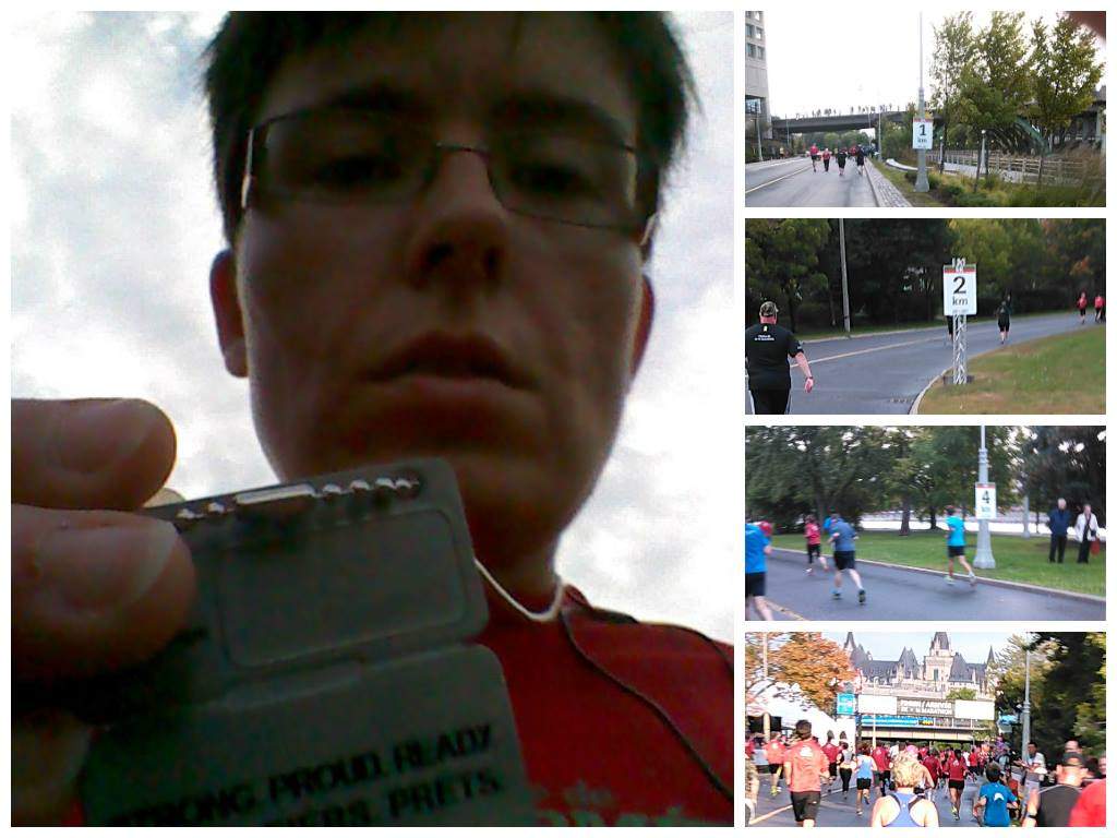Declan Smith participates in a race following his cancer diagnosis.