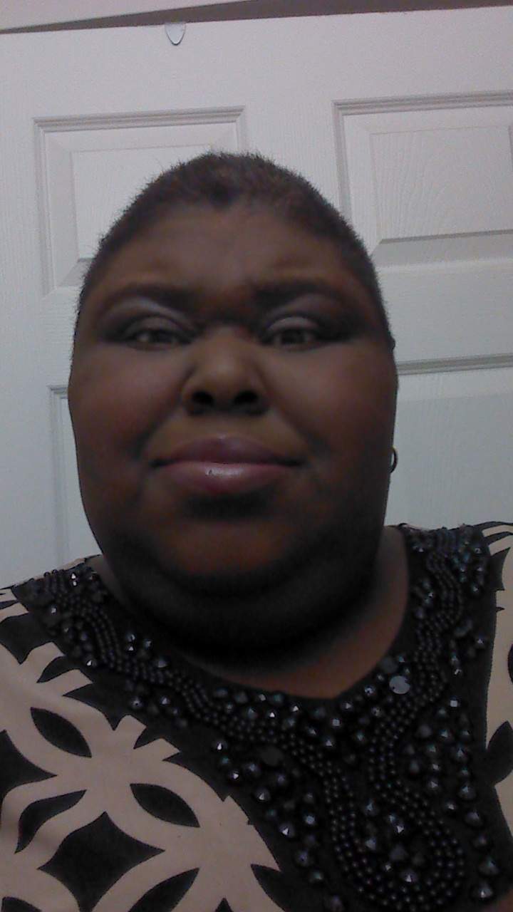 A photo of Charlene when she was in the midst of cancer treatments.