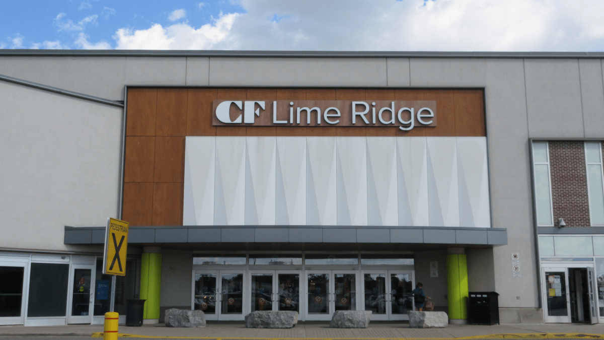 Hamilton police say they apprehended a man who was damaging property near the food court in CF Lime Ridge Mall on Oct. 6, 2022.