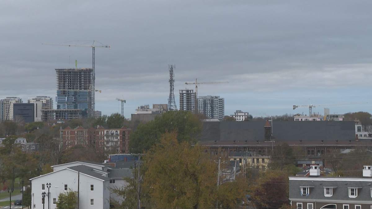 Many construction cranes can be spotted in Halifax as the city continues to grow.