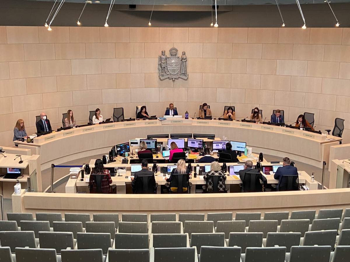 Edmonton city council meeting Monday, Oct. 31, 2022.