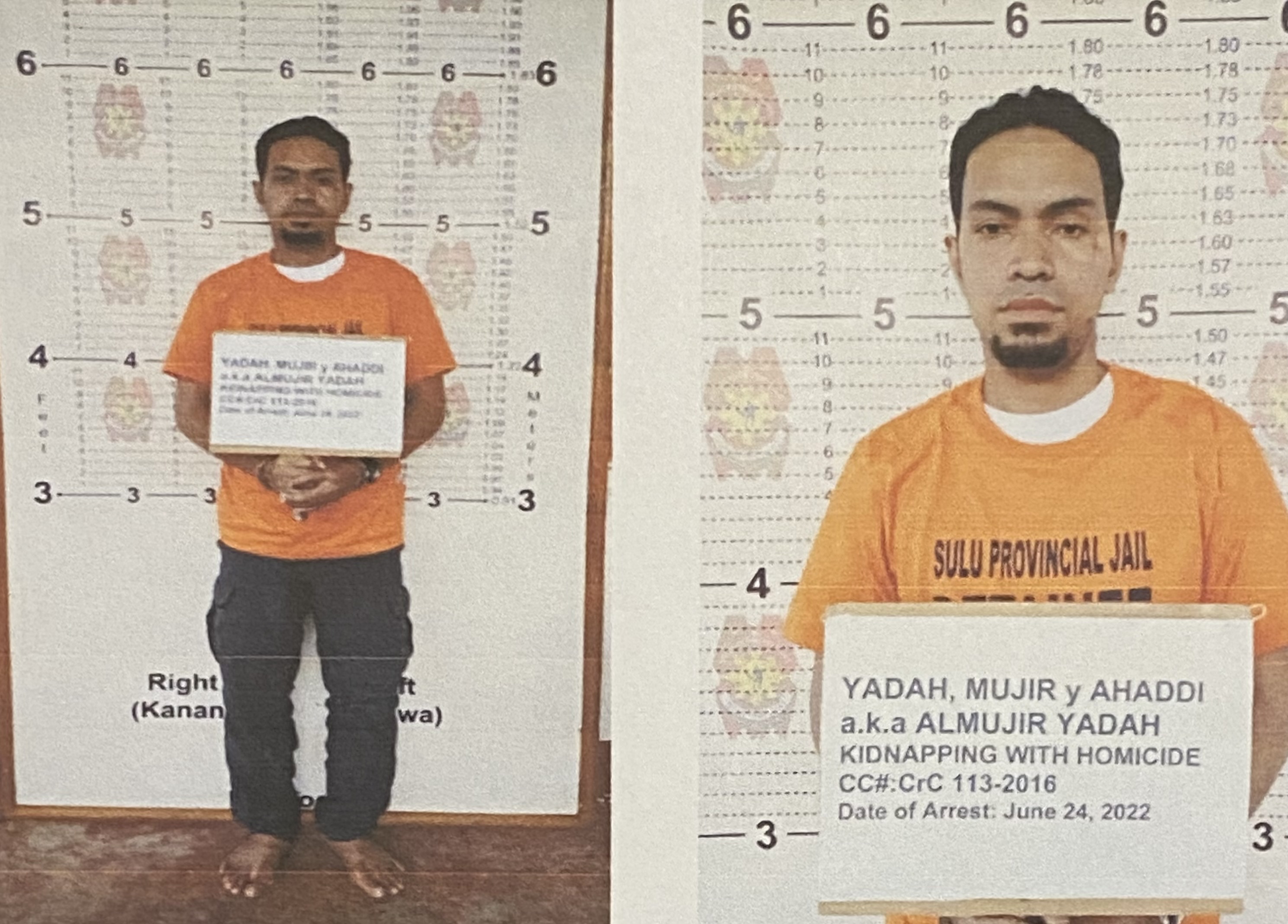 Mujir Yadah, accused of ordering the beheadings of the Canadians.
