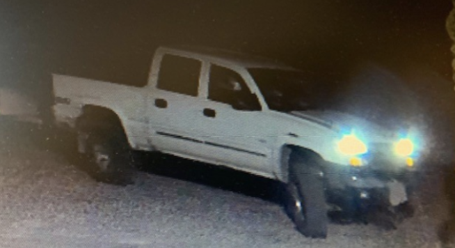 The suspect vehicle.