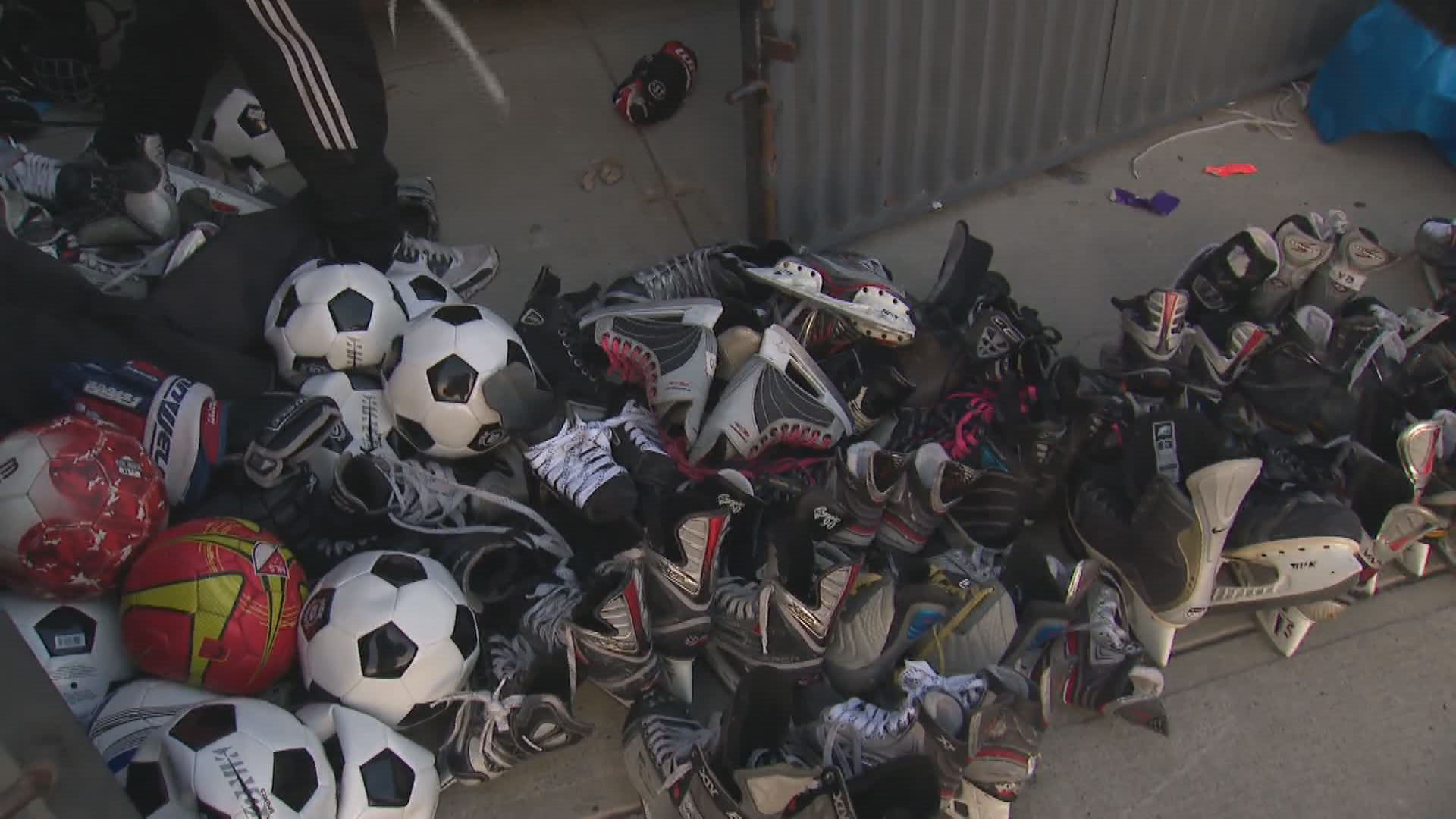 More gear found in garbage.