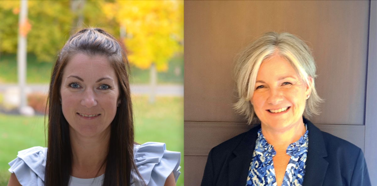 (left to right) Leah Russell and Beth Dewey two Barrie teachers who won the 2022 Prime Minister’s Awards for Teaching Excellence and Teaching Excellence in STEM.