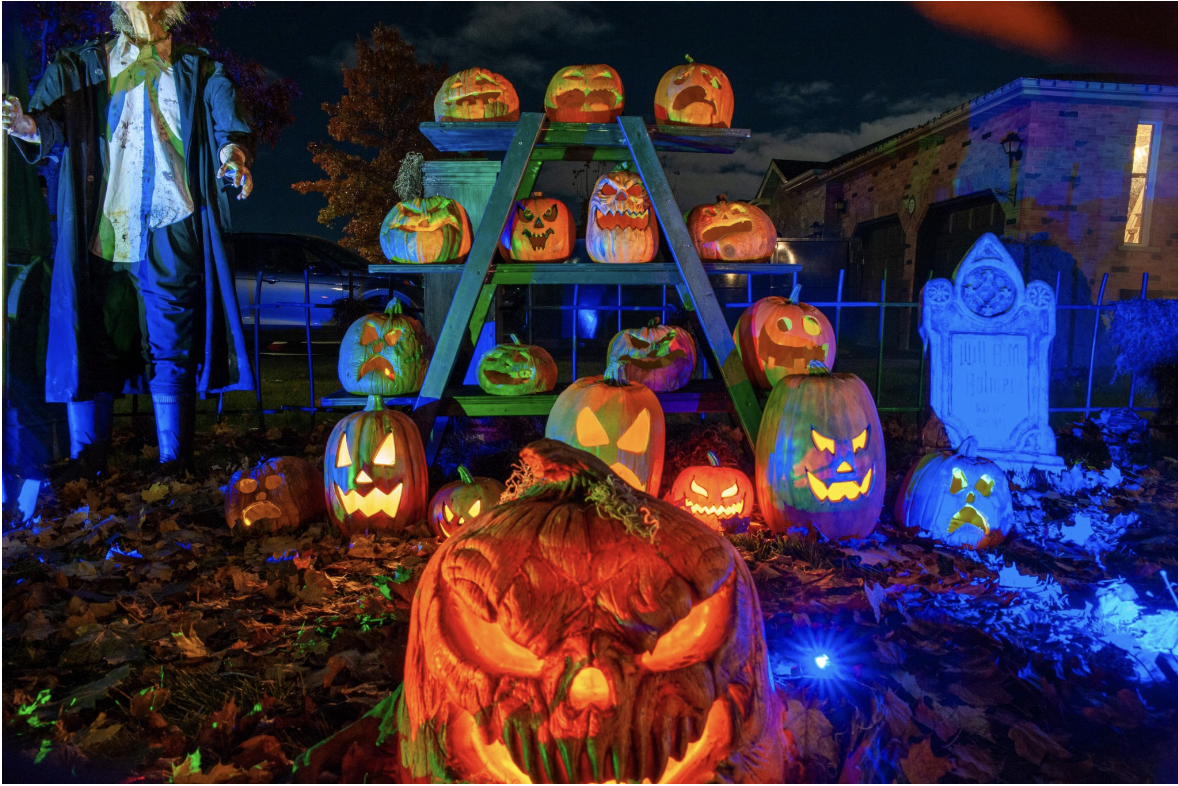 Homeowner Chris Arnott is once again planning to delight trick or treaters with frightfully good decor at his home at 59 Dunnett’s Dr. in Barrie, Ont.